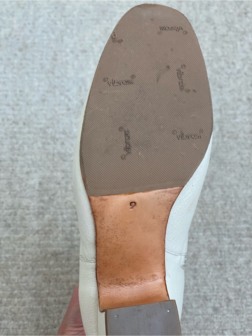 Rachel Comey Ivory Leather Ankle Booties - Picture 5 of 7